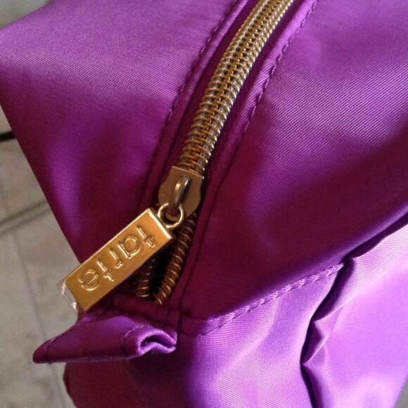 4  FOR $20 tarte LILAC Zippered Cosmetics Bag - Picture 4 of 6